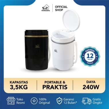 ZS Pandaoma Mesin Cuci Mini Portable - Hitam Hitam