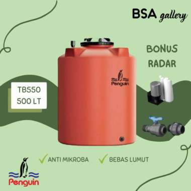 TOREN AIR PENGUIN TB55 500 LITER / TANGKI AIR 500L / TANDON AIR 500LT