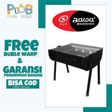 Panggangan bakaran sate barbeque multi square grill 30 cm maspion