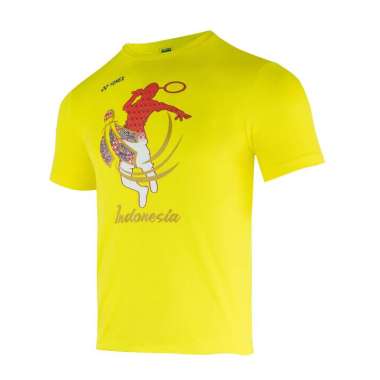 YONEX MEN ROUND NECK T SHIRT RM-H036-2607-INDONESIA OPEN 2023-S S BLAZING YELLOW