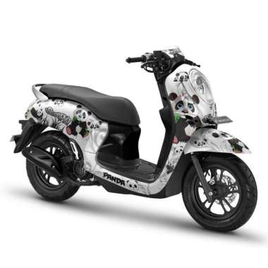 Sticekr Decal Full body Scoopy 2021 2023 2022 2020 Panda Putih