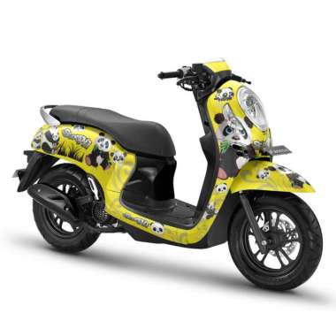 Sticekr Decal Full body Scoopy 2021 2023 2022 2020 Panda Kuning