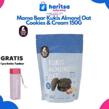 Kukis Almond Oat Mamabear Mama Bear Choco Chips Cokelat Cookies n Cream Kurma 150gr Pelancar ASI Coo