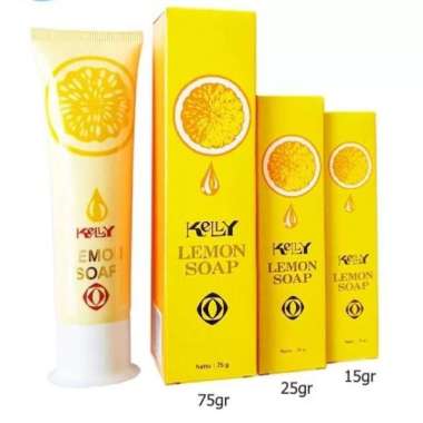 KELLY LEMON SOAP / Sabun Muka Kelly SOAP 75GR (BESAR)