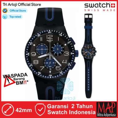 SWATCH SUSB406 Original Swatch KAICCO Jam Tangan Pria Analog Original Swiss Made