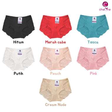Chelyne CD Wanita (L - XL) X804 Brukat Tebal Mix Katun Lembut L