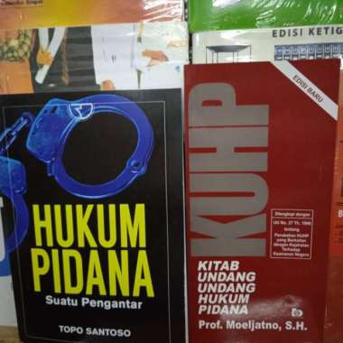 Buku Hukum Pidana, Kuhp By Topo Santoso, Moelyatno Sh