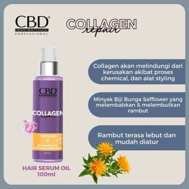 CBD Collagen Repair Hair Mask / Shampoo / Conditioner / Hair Serum Hair serum - Ungu