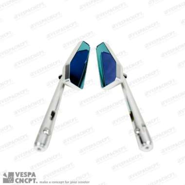 Spion Rizoma Circuit 744 Silver Universal Vespa Sprint Primavera S Gts