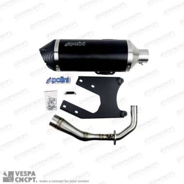 Polini Racing Exhaust Fullsy Vespa Sprint Primavera Lx 3v Iget Knalpot