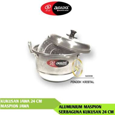Panci Kukus Jawa Maspion / Kukusan Nasi / Panci Jawa Alumunium Maspion 24 Cm