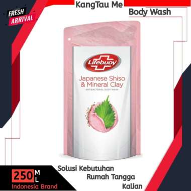 Promo Harga Lifebuoy Body Wash Japanese Shiso & Mineral Clay 250 ml - Blibli