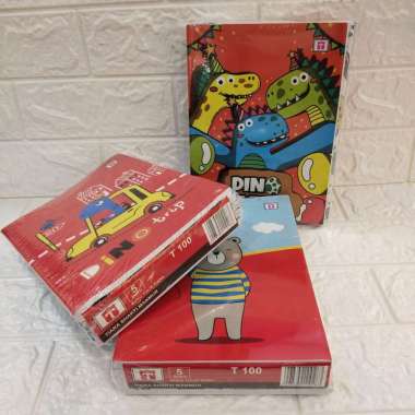 BUKU TULIS TIARA 100 LEMBAR.1 PAK ISI 5 BUKU