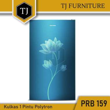 Kulkas 1 Pintu / Lemari Pendingin 150 Liter Polytron PRB 159 PRB159 PRB-159 Garansi Original Biru