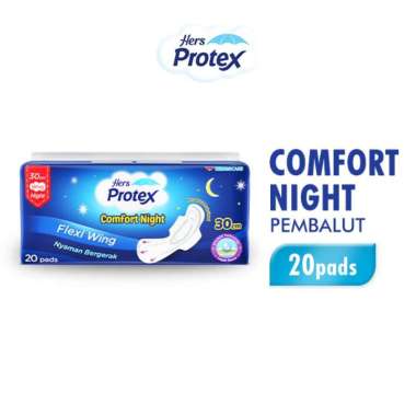 Promo Harga Hers Protex Comfort Night Wing 30cm 20 pcs - Blibli