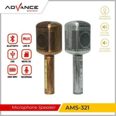 Advance - Mic Karaoke Bluetooth (AMS321) SILVER CHOPER