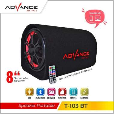 ADVANCE - Speaker Bluetooth 8 inch Sub Woofer (T-103BT)