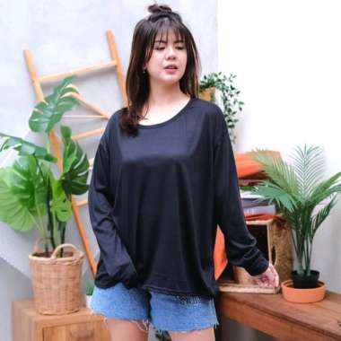 Turtle Neck Wanita Lengan Panjang Jumbo Turtle Neck Wanita Jumbo Hitam