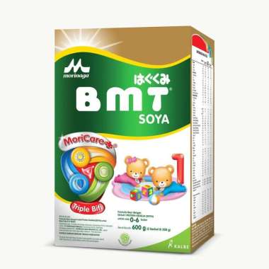 Promo Harga Morinaga BMT Soya Susu Formula Bayi 0-6 Bulan Plain 600 gr - Blibli