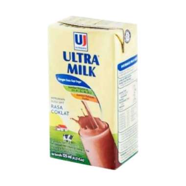 Ultra 125 ml susu UHT Strawberi