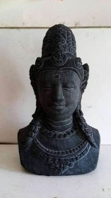 patung kepala dewi sri (19 cm)