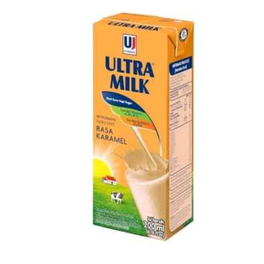 Promo Harga Ultra Milk Susu UHT Karamel 200 ml - Blibli