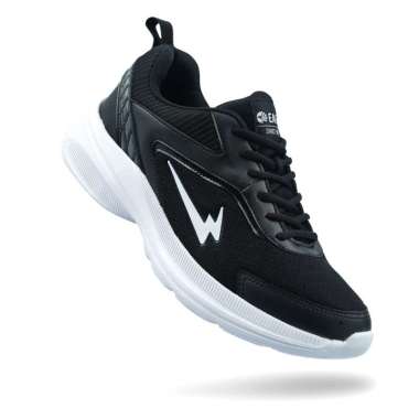 Sepatu EAGLE MARTIN Sepatu Olahraga Lari Pria Running Shoes for Men 43 Hitam Putih