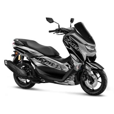 Stiker Decal Full Body Motor yamaha Nmax OLD / NEW - Grafis Simple 18 OLD NMAX Hitam