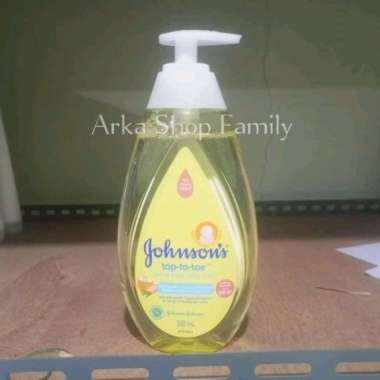 JOHNSONS Hair Body Baby Bath Tap To Toe 500ml - Johnson's Sabun Mandi