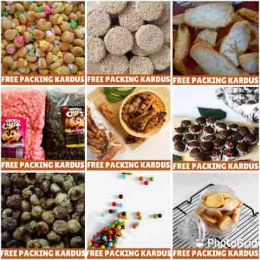 camilan keripik kiloan manis 200 gram keripik singkong asin