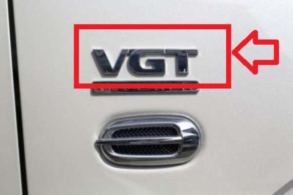 EMBLEM STICKER STIKER VGT PAJERO SPORT ORIGINAL ASLI MITSUBISHI 100%