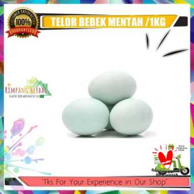 telor bebek / telor bebek mentah / rimpang herbal