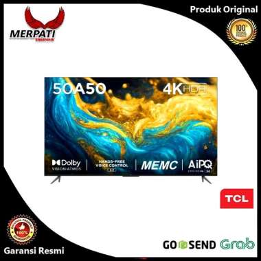 TCL 50A50 TV TCL GOOGLE TV 50 Inch LED UHD 4K 50A50 (RESMI)