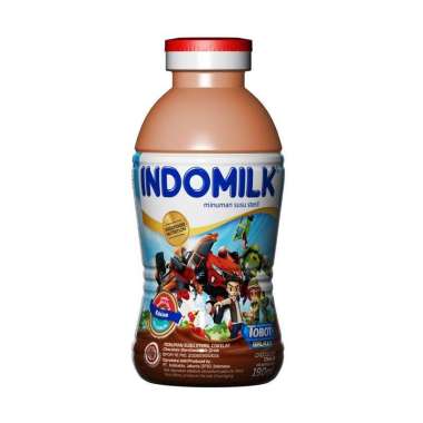 Susu UHT Indomilk Botol 180ml Cokelat