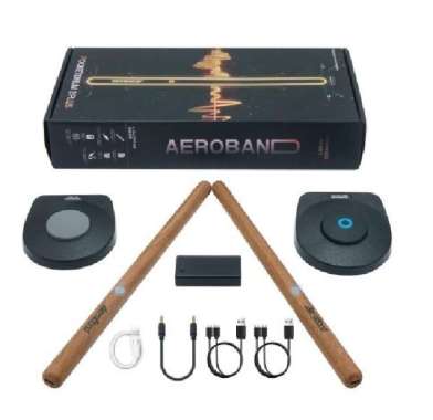 AeroBand Electronic Drum Set Pocket Drum2 Wood Drumsticks & Pedal