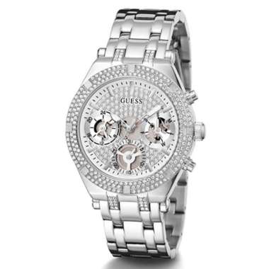 GUESS Watches GW0440L1 Original HEIRESS - Jam Tangan Wanita - Analog Silver