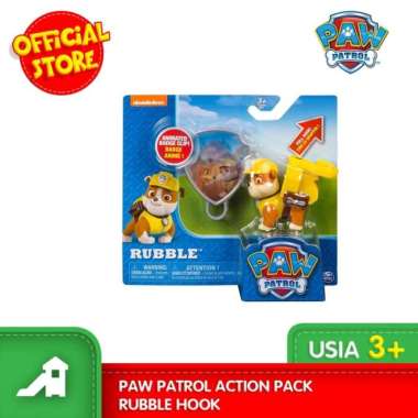 Mainan Figur PAW PATROL Action Pack Rubble Hook