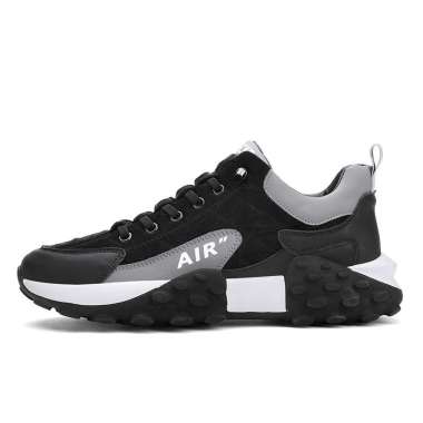 Sepatu Sneakers Kets Pria Porro Sport Import 41 Hitam