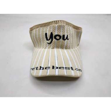 Topi Baseball Anak Laki-laki / Perempuan Adjustable Gaya Korea Motif Bordir You Salur Karet Import C