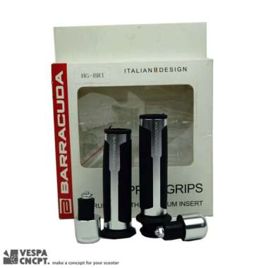Handgrip Barracuda Silver Vespa Sprint Primavera Lx Lxv S