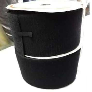 velcro strap / magic tape / perekat / pengikat kain 10cm halus 1rol Multicolor