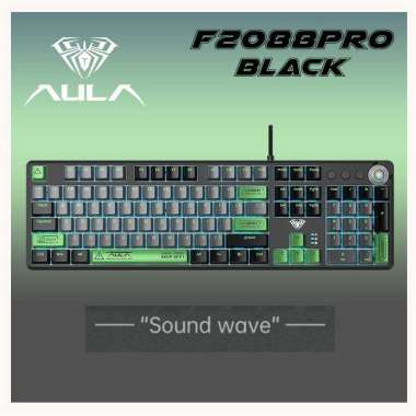 Keyboard Gaming Multimedia Mechanical AULA F2088 PRO