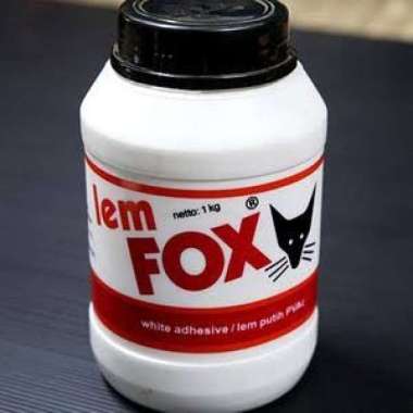 lem fox putih / lem putih / lem kayu 1kg Multicolor