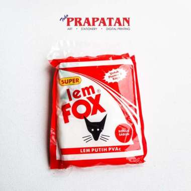 isi ulang lem fox putih pvac 700g super / refill lem fox Multicolor