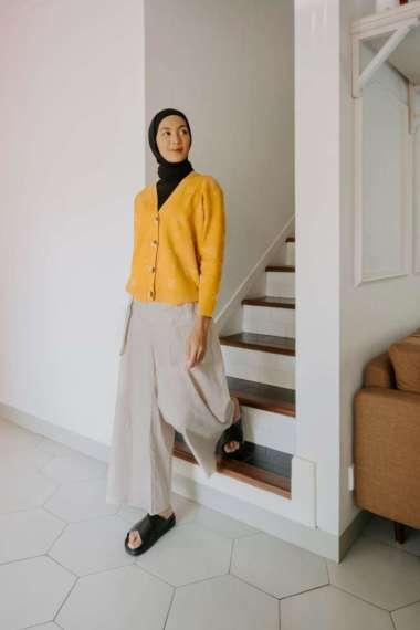 Dama Kara Wide Pants Oatmeal