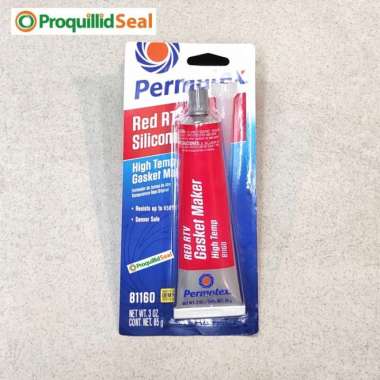 lem gasket permatex merah red rtv lem high hi temp gasket maker 26br Multicolor