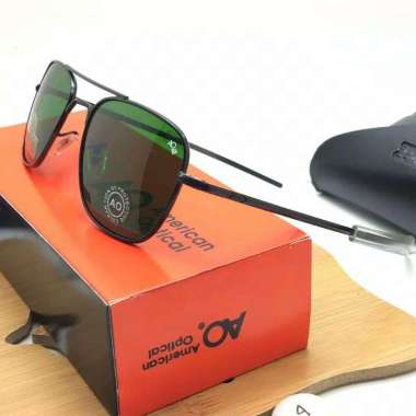 Kacamata Anti Uv Ao Master Aviator LensA Kaca ORIGINAL HITAM