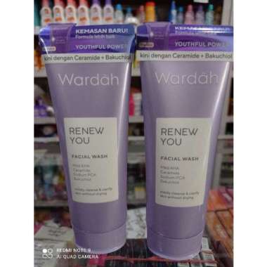 Sabun muka wardah renew you 100ml / Wardah renew you anti aging facial wash 100ml