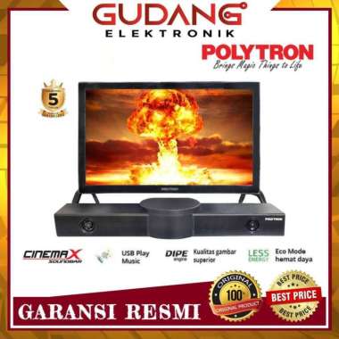 LED TV 24 INCH POLYTRON PLD24B8550 SOUNDBAR POLYTRON PLD 24B8550