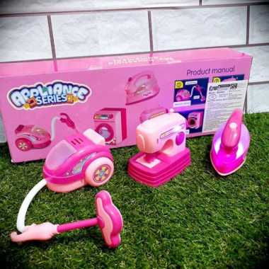mainan alat masak household set / peralatan dapur baterai anak edukasi Multicolor